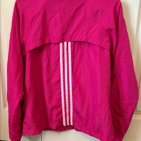 Adidas Women's Bright Pink Utility Jacket - Picture 8 of 8